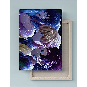 Quadro Decorativo Canvas Demon Slayer Tanjiro ,Inosuke e Zenitsu  01